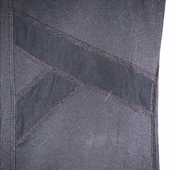 Athleta cropped black leggings with mesh! - Picture 5 of 6